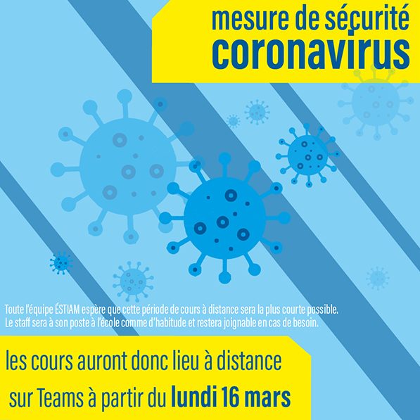 Covid-19 : ÉSTIAM online
