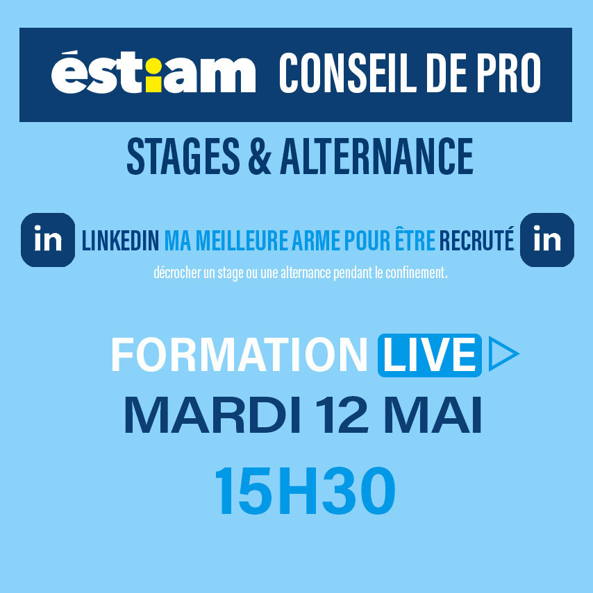 Conseil de Pro – formation live : stage et alternance