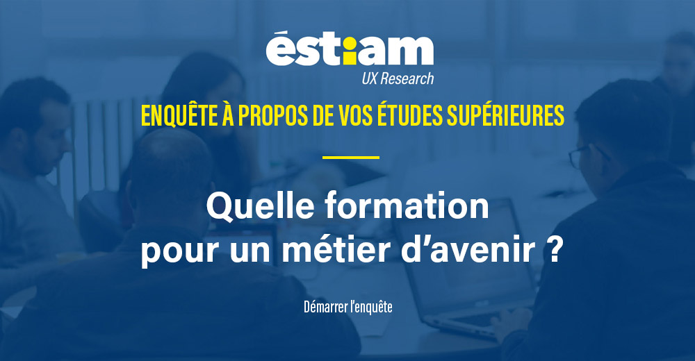 Enquête quelle formation pour un métier d'avenir