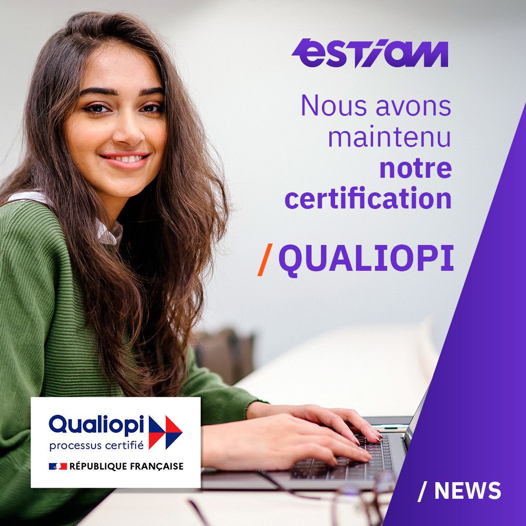 éstiam maintient sa certification Qualiopi !